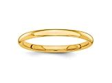 K Yellow Gold Polished Mm Band Dfv A Jtv