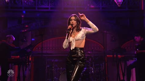 Dua Lipa New Rules LIVE SNL Mic Feed YouTube