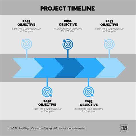 Project timeline template to customize | Project timeline template ...