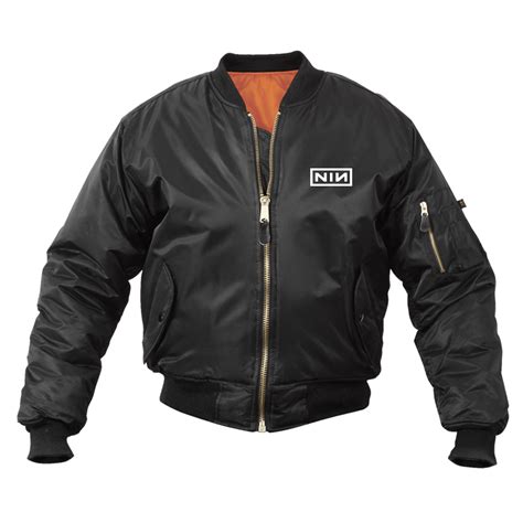 Logo Flight Jacket Nine Inch Nails