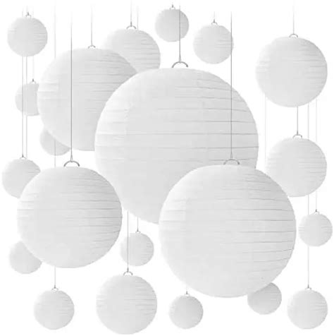 Lampion Papier Blanc Ambiance Chaleureuse Garantie