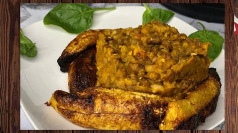 How To Cook Beans And Grilled Plantain Porridge Healthy And Nutritious