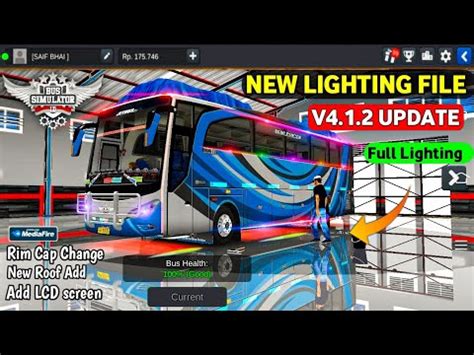 BUSSID JB1 BUS LIGHTING FILE V4 1 2 FOR BUS SIMULATOR INDONESIA YouTube