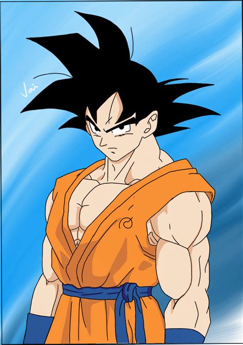 I Coloured Goku From Supers Manga Panel R Dbz