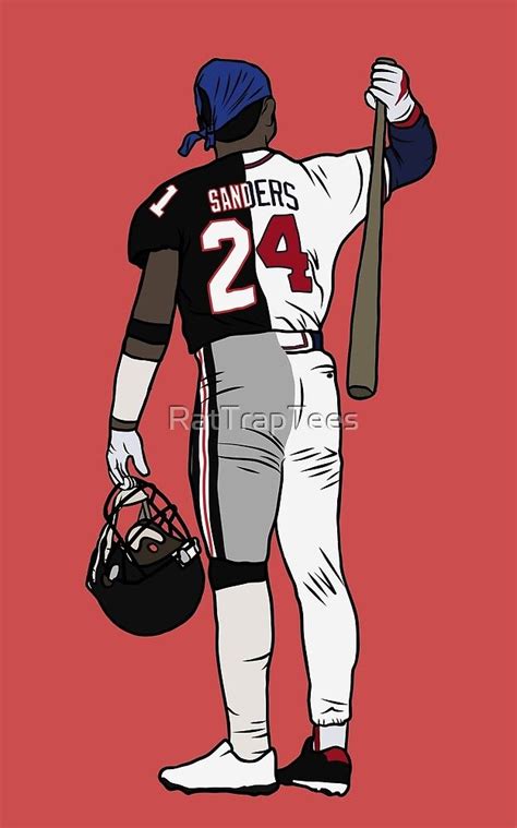 Deion Sanders Two Sport Athlete By Rattraptees Redbubble Nfl