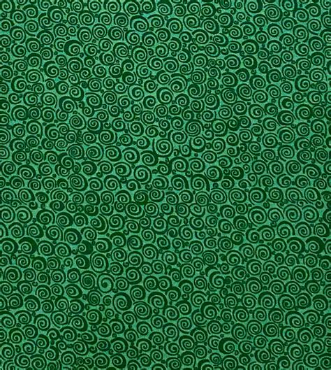 Hunter Green Fabric by the Yard Green Scroll Fabric by the | Etsy