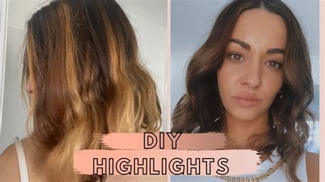 How To Bleach Hair At Home DIY Highlights Balayage