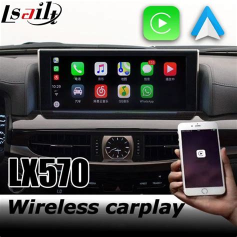 Lexus LX570 LX450d 2016 2020 Wireless Carplay Interface Android Auto