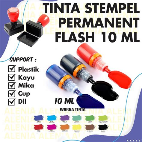 Jual Isi Ulang Tinta Stempel 5 Ml / Reffil Stempel Otomatis/Flash ...