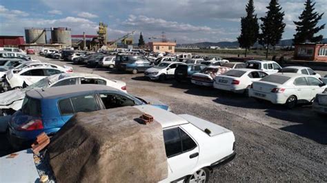 Hatay da hasar gören araçların tespitine başlandı Haber 7 EKONOMİ