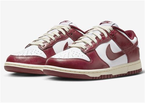 Nike Dunk Low Team Red And White Fj Snkrpress