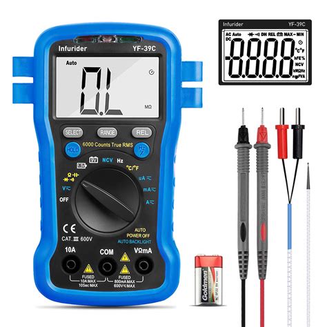 Digital Multimeter INFURIDER YF 39C 6000 Counts TRMS Auto Ranging