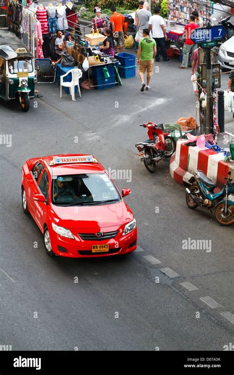 taxi  bangkok thailand stock photo alamy