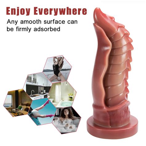 New Dragon Dildo Anal Plug Strap Di Vagina Anus Butt Plug Rakasa Dildo