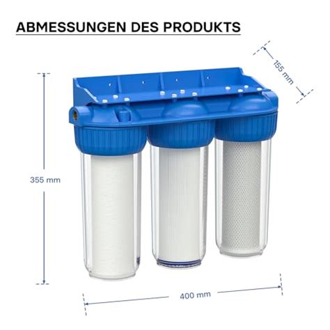 Naturewater NW BR10B4 3Stufenfilter 26 16 Mm 3 4 Sedimentfilter