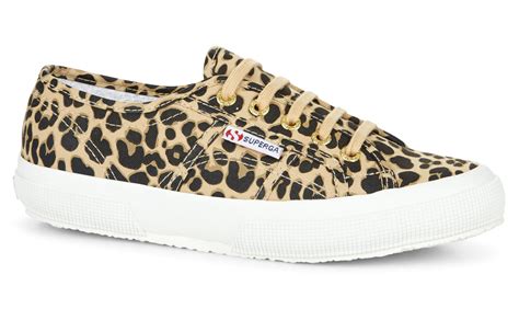 Superga Womens Classic Leopard 2750 LEOPARD PRINT Shoes Trainers