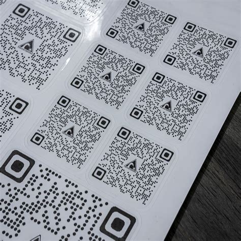 Custom QR Code Sticker (Weatherproof) | Laser Goose Labs