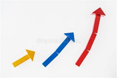 The Concept of Success. Business Graph Stock Image - Image of wooden, financial: 131388595