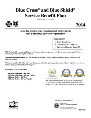 Fillable Online Opm Sbp Brochure Fep Service Benefit