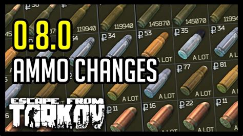 Escape From Tarkov Best Bullet Chart Vfexpert