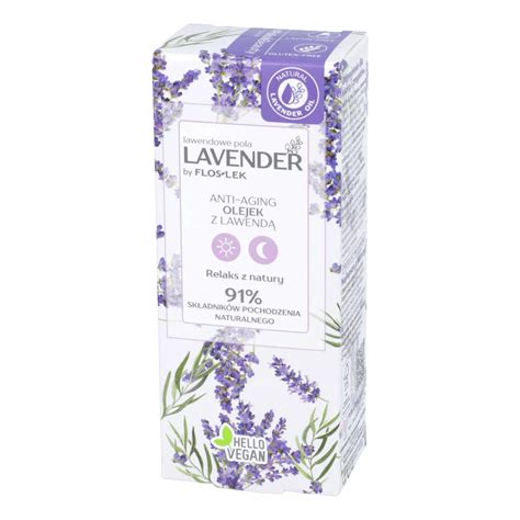 FLOSLEK Lavender lawendowe pola anti aging olejek z lawendą 30 ml