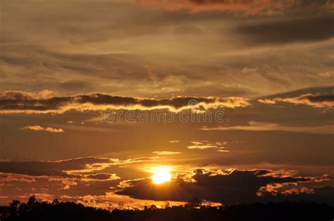 Sunsets Evening Skygolden Skygolden Cloudsunset With Golden Yellow