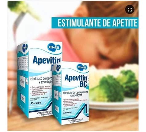 Estimulantes De Apetite Para Idosos - Apevitin Bc Suplemento Estimulante De Apetite Para Engordar | MercadoLivre
