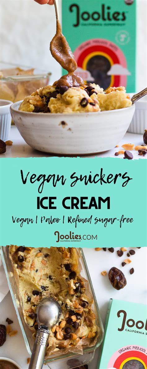 Vegan Snickers Ice Cream