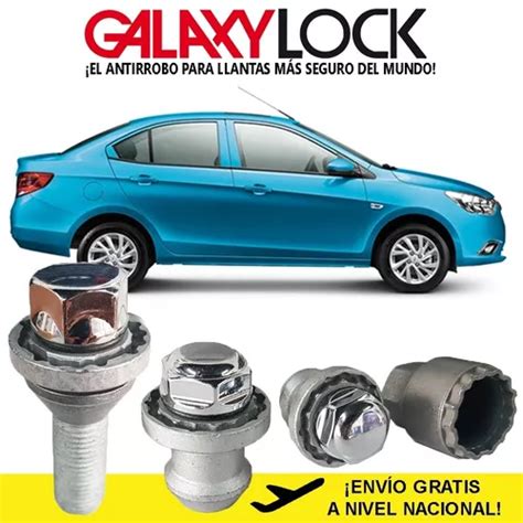 Pernos Seguridad Galaxylock Chevrolet Aveo Ltm Original Meses Sin