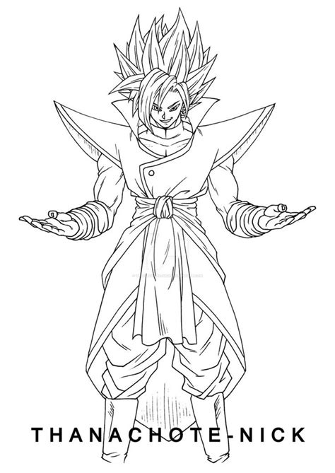 Fused Zamusu Xeno DBXV2 By Thanachote Nick Dragon Ball Z Dragon