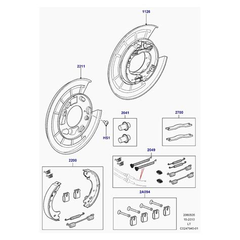 Commander Neces Repar Ressort Frein Main Discovery Range Sport