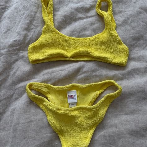 Mc2 Saint Barth Yellow Bikini Set Gem