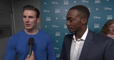 D23 Expo Captain America Civil War Chris Evans Anthony Mackie