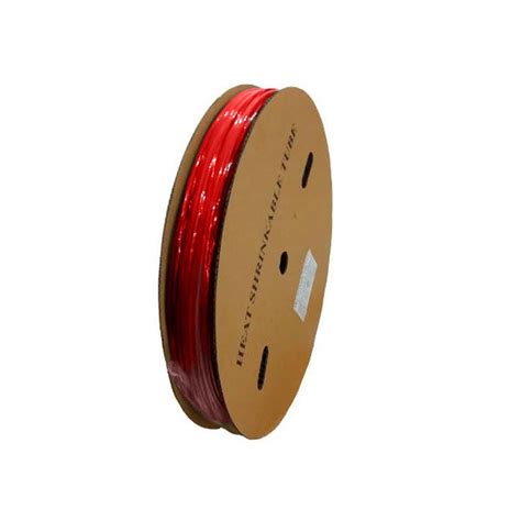 Tubo Termo Retrátil 3mm Vermelho Rolo de 200m Baú da Eletrônica