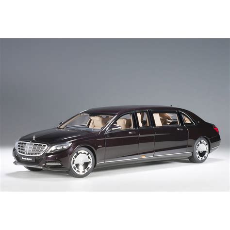 Autoart Mercedes Maybach S Klasse S Pullman Dark Red