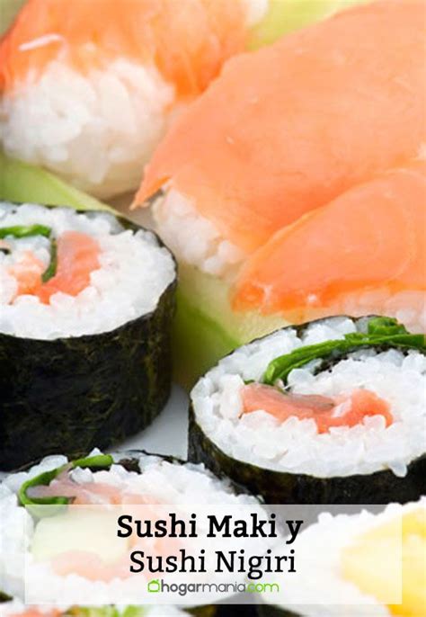 Receta De Sushi Maki Y Sushi Nigiri Hogarmania