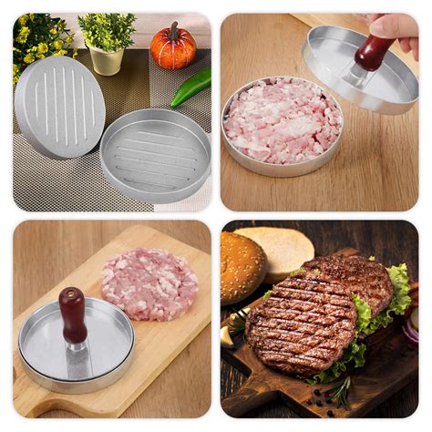 Forma Para Hamburguer Caseiro - Forma Para Hamburguer Caseiro Gourmet Modelador Alumínio – Facil Comprar