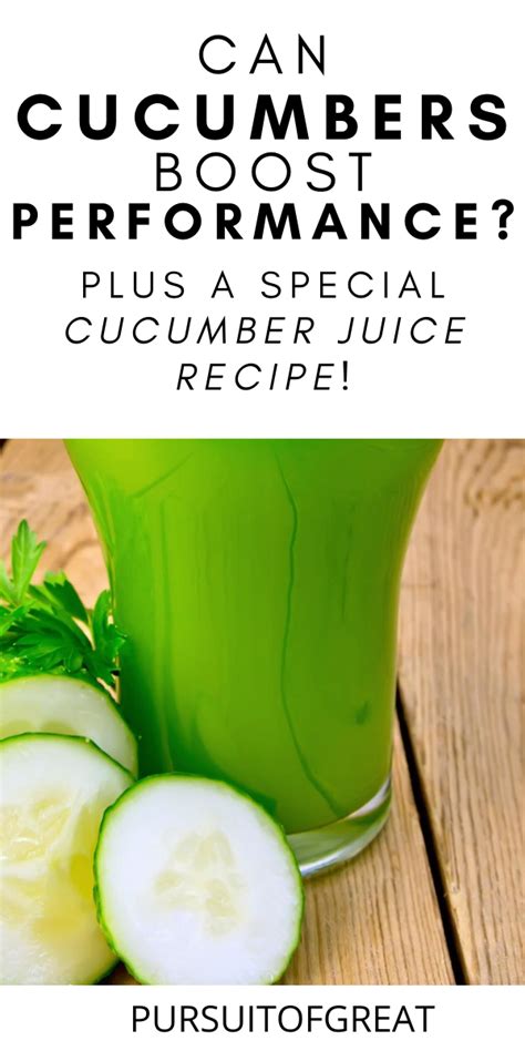 Can Cucumbers Boost Your Exercise Performance Plus A Simple Healthy Juice Recipe You’ll Love