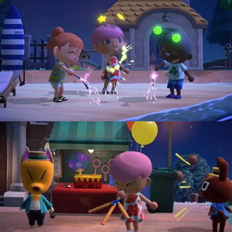 Animal Crossing New Horizons Fireworks Shows Animal Crossing Summer