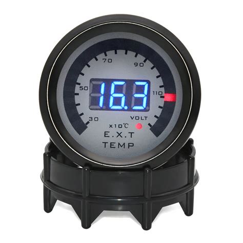 52Mm Car Boost Gauge Bar Psi Water Temp Oil Temp Oil Pressure Gauge