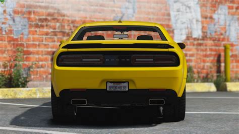 Dodge Challenger Demon Replace Fivem Gta Mod