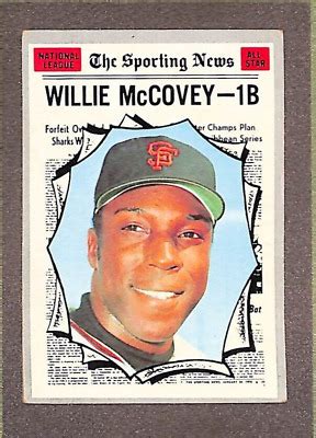 Topps Baseball Willie Mccovey San Fransisco Giants Hof Ebay