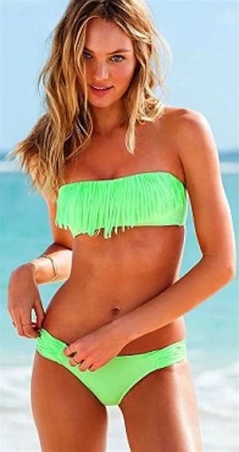 Mode Candice Swanepoel Une Beaut Ang Lique En Bikini Pour Victoria