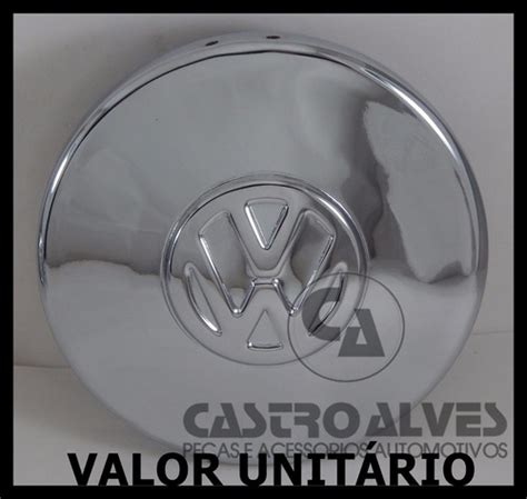 Calota Tampa Roda Ferro Gol Cl Vw Boca Fog O Cromada Aro