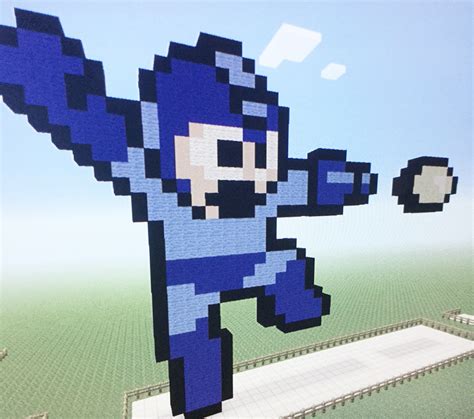 Minecraft Pixel Art Mega Man By EdstravagantArt On DeviantArt