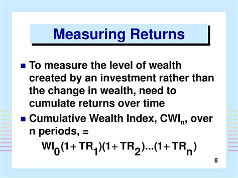 Ppt The Returns And Risks From Investing Powerpoint Presentation