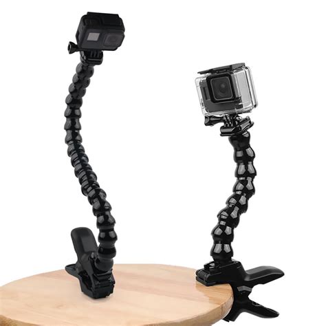 Jaws Flex Clamp Mount With Flexible Adjustable Gooseneck Portable