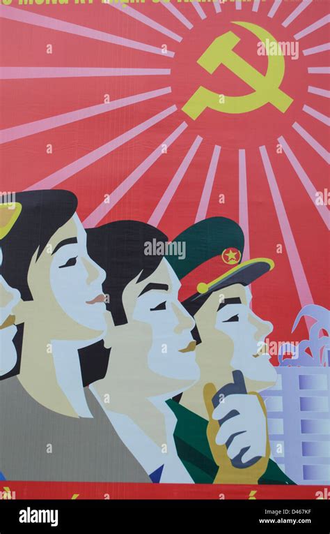 Vietnam propaganda poster Stock Photo - Alamy