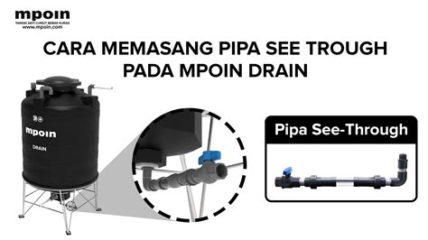 Cara Pemasangan Pipa See Through Pada Tangki Mpoin Drain Youtube