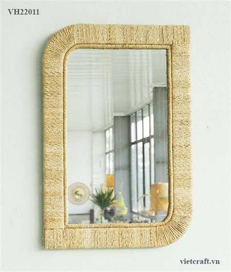 VH22011 Wholesale Seagrass Mirror In Vietnam Vietnam Handicraft Co Ltd